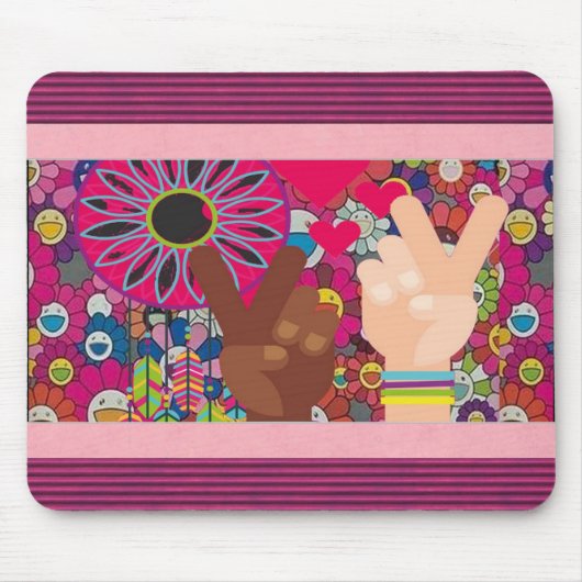 Peace Mouse Pad Mousepad (Vorne)