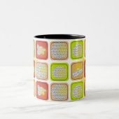 peace mug theme drinking coffee mug zweifarbige tasse (Mittel)