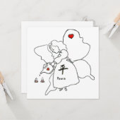 Peace multipurpose grellcard karte (Vorderseite/Rückseite Beispiel)