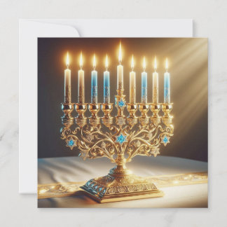Peace-n-Light Hanukkah Feiertagskarte