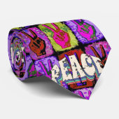 Peace Necktie Krawatte (Gerollt)