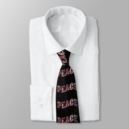 Peace Necktie Krawatte (Gebunden)