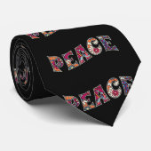 Peace Necktie Krawatte (Gerollt)