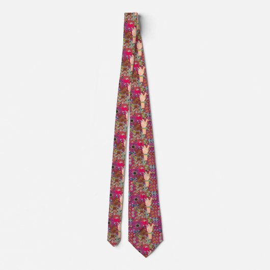 Peace Necktie Krawatte (Rückseite)