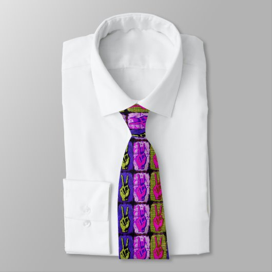 Peace Necktie Krawatte (Gebunden)