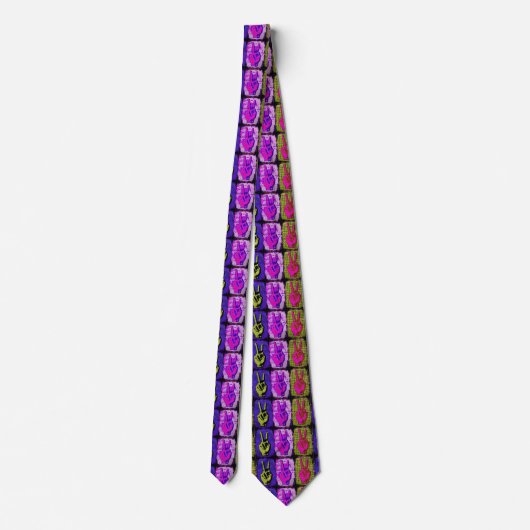 Peace Necktie Krawatte (Rückseite)