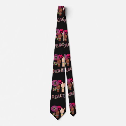 Peace Necktie Krawatte (Vorderseite)