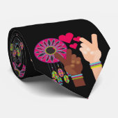 Peace Necktie Krawatte (Gerollt)