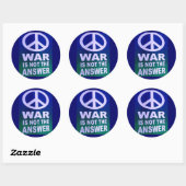 Peace not War_ Sticker (Blatt)