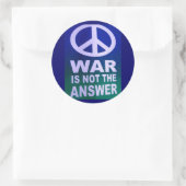 Peace not War_ Sticker (Tasche)