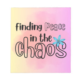 Peace Notepad Notizblock
