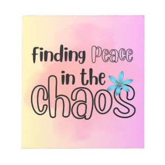 Peace Notepad Notizblock