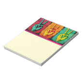 Peace Notepad Notizblock (Rotiert)
