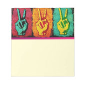 Peace Notepad Notizblock (Vorderseite)