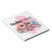 Peace Notepad Notizblock (angewinkelt)