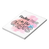 Peace Notepad Notizblock (Rotiert)