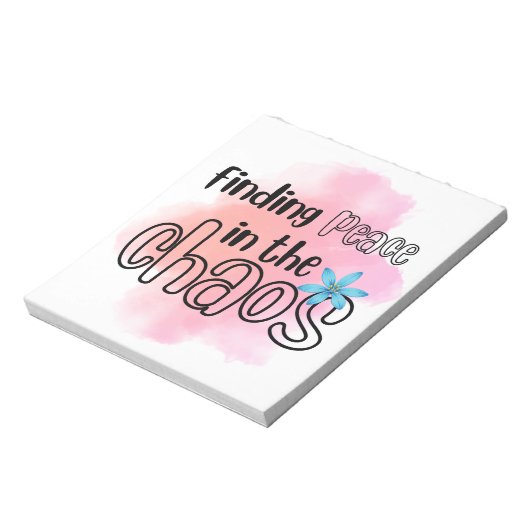 Peace Notepad Notizblock (Rotiert)