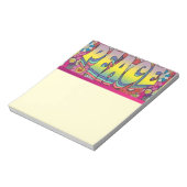 Peace Notepad Notizblock (Rotiert)