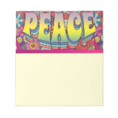 Peace Notepad Notizblock (Vorderseite)