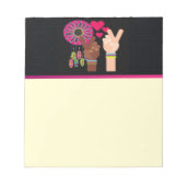 Peace Notepad Notizblock (Vorderseite)