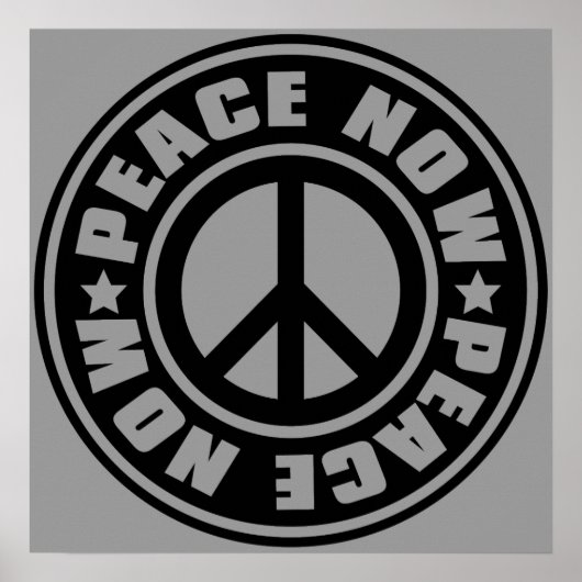 PEACE_NOW POSTER (Vorne)