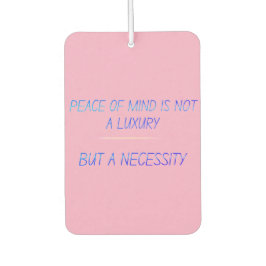 Peace of mind autolufterfrischer