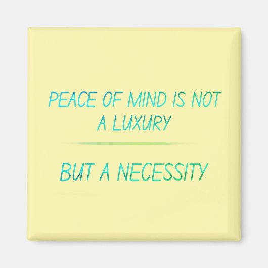 Peace of mind magnet (Vorne)