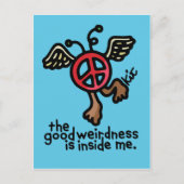 peace of weird postcard. postkarte (Vorderseite)