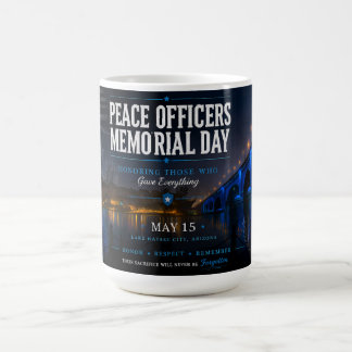 Peace Officers Memorial Day London Bridge Kaffeetasse
