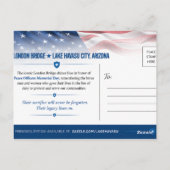 Peace Officers Memorial Day London Bridge Postkarte (Rückseite)