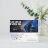 Peace Officers Memorial Day London Bridge Postkarte (Stehend Vorderseite)