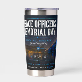 Peace Officers Memorial Day London Bridge Thermobecher