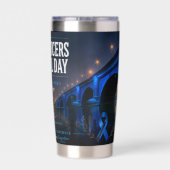 Peace Officers Memorial Day London Bridge Thermobecher (Rückseite)
