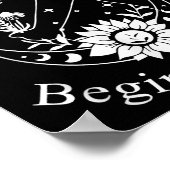 Peace On Earth Begins At Birth Doula Midwife  Poster (Ecke)