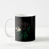 Peace On Earth Christmas Kaffeetasse (Links)
