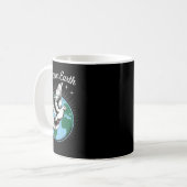 Peace On Earth Dove And Globe Faith Christmas Spir Kaffeetasse (Vorderseite Links)