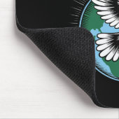 Peace On Earth Dove And Globe Faith Christmas Spir Mousepad (Ecke)