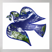 Peace on Earth Dove Poster (Vorne)