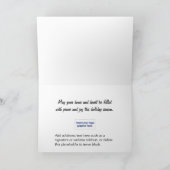 Peace On Earth Feiertagskarte (Innenseite)