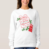 Peace on Earth Goodwill ChristmasT-Shirt Sweatshir Sweatshirt (Vorderseite)