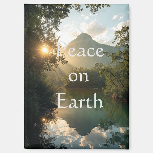 Peace On Earth  Magnet (Vorderseite)