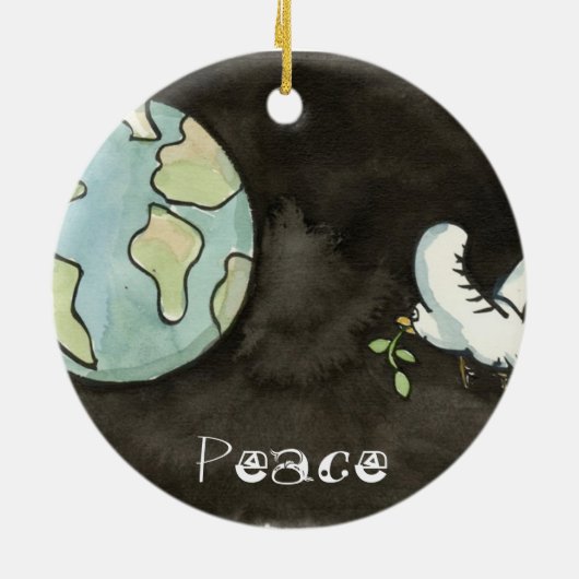 Peace on Earth Ornament (Hinten)