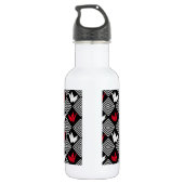 Peace Orizuru Pattern Edelstahlflasche (Rückseite)