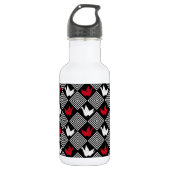 Peace Orizuru Pattern Edelstahlflasche (Vorderseite)