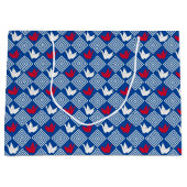 Peace Orizuru Pattern Große Geschenktüte (Vorderseite)