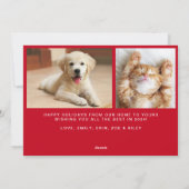 Peace Out 2020 Fotos Weihnachten Neues Jahr (Rückseite)