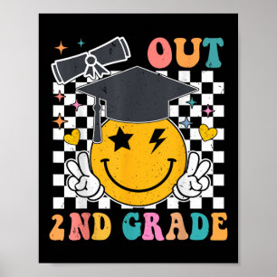 Peace Out 2. Grade Abschluss Letzter Tag Schule Se Poster
