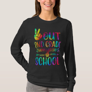 "Peace Out 2. Grade Happy Last Day of School Krawa T-Shirt