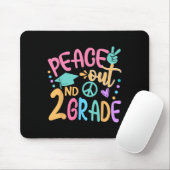 Peace Out 2. Klasse Bye Bye School Hallo Sommer Mousepad (Mit Mouse)