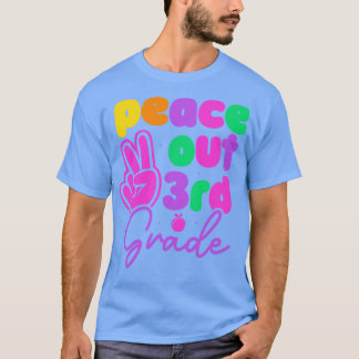 Peace Out 3. Klasse Letzter Schulsommer Vaca T-Shirt